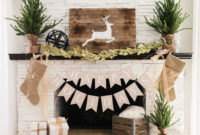 Inspiring Rustic Christmas Fireplace Ideas To Makes Your Home Warmer 05