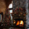 Inspiring Rustic Christmas Fireplace Ideas To Makes Your Home Warmer 11