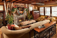 Inspiring Rustic Christmas Fireplace Ideas To Makes Your Home Warmer 29