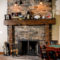 Inspiring Rustic Christmas Fireplace Ideas To Makes Your Home Warmer 51