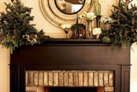 Inspiring Rustic Christmas Fireplace Ideas To Makes Your Home Warmer 54