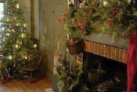 Inspiring Rustic Christmas Fireplace Ideas To Makes Your Home Warmer 59