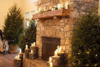 Inspiring Rustic Christmas Fireplace Ideas To Makes Your Home Warmer 72