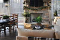 Inspiring Rustic Christmas Fireplace Ideas To Makes Your Home Warmer 82