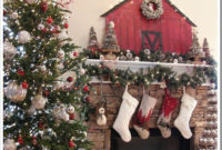 Inspiring Rustic Christmas Fireplace Ideas To Makes Your Home Warmer 85