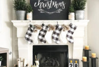 Inspiring Rustic Christmas Fireplace Ideas To Makes Your Home Warmer 92