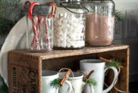 Adorable Rustic Christmas Kitchen Decoration Ideas 24