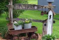 Cozy And Relaxing Country Garden Decoration Ideas You Will Totally Love 67
