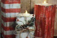 Creative DIY Christmas Candle Holders Ideas To Makes Your Room More Cheerful 23