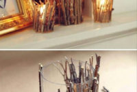 Creative DIY Christmas Candle Holders Ideas To Makes Your Room More Cheerful 49