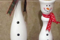 Creative DIY Christmas Candle Holders Ideas To Makes Your Room More Cheerful 66