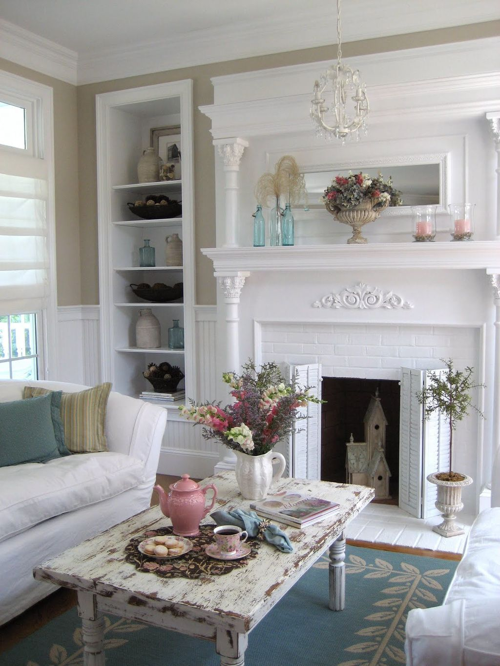 Creative DIY Shabby Chic Decoration Ideas For Your Living Room 10