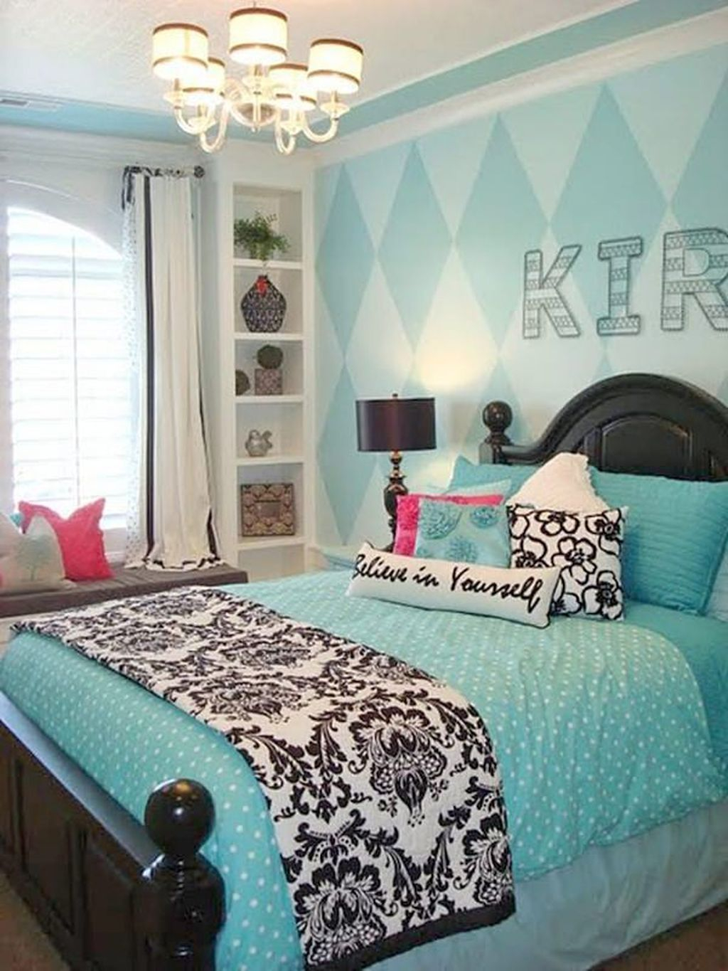 Elegant Teenage Girls Bedroom Decoration Ideas 01