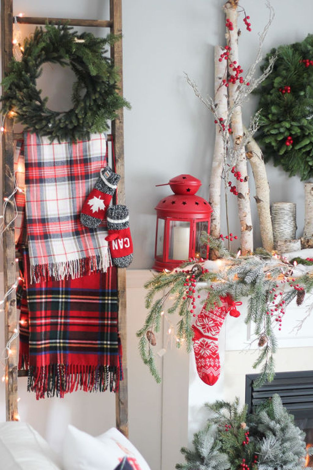 Incredible Rustic Farmhouse Christmas Decoration Ideas 29