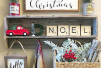 Incredible Rustic Farmhouse Christmas Decoration Ideas 41