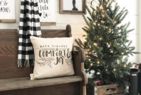 Incredible Rustic Farmhouse Christmas Decoration Ideas 65