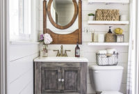 Inspiring Rustic Bathroom Vanity Remodel Ideas 16