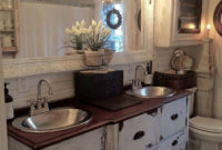Inspiring Rustic Bathroom Vanity Remodel Ideas 45