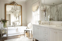 Romantic And Elegant Bathroom Design Ideas With Chandeliers 06