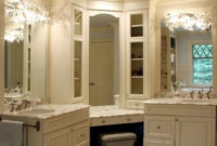 Romantic And Elegant Bathroom Design Ideas With Chandeliers 16
