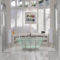 Romantic And Elegant Bathroom Design Ideas With Chandeliers 41