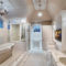 Romantic And Elegant Bathroom Design Ideas With Chandeliers 52