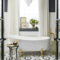 Romantic And Elegant Bathroom Design Ideas With Chandeliers 63