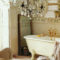 Romantic And Elegant Bathroom Design Ideas With Chandeliers 64
