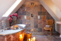 Romantic And Elegant Bathroom Design Ideas With Chandeliers 71