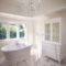 Romantic And Elegant Bathroom Design Ideas With Chandeliers 87