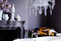 Romantic And Elegant Bathroom Design Ideas With Chandeliers 88