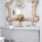 Romantic And Elegant Bathroom Design Ideas With Chandeliers 92