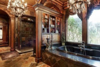Romantic And Elegant Bathroom Design Ideas With Chandeliers 99