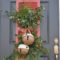 Simple But Beautiful Front Door Christmas Decoration Ideas 20