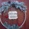Simple But Beautiful Front Door Christmas Decoration Ideas 23