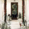 Simple But Beautiful Front Door Christmas Decoration Ideas 27