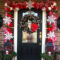 Simple But Beautiful Front Door Christmas Decoration Ideas 40