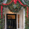 Simple But Beautiful Front Door Christmas Decoration Ideas 59