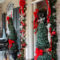 Simple But Beautiful Front Door Christmas Decoration Ideas 69