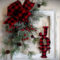 Simple But Beautiful Front Door Christmas Decoration Ideas 85