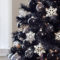Unique And Unusual Black Christmas Tree Decoration Ideas 30