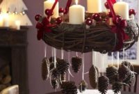 36 Brilliant Ideas How To Use Pinecone For Indoor Christmas Decoration 24