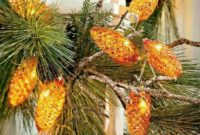 36 Brilliant Ideas How To Use Pinecone For Indoor Christmas Decoration 35