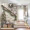 38 Cool And Fun Christmas Stairs Decoration Ideas 05