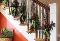 38 Cool And Fun Christmas Stairs Decoration Ideas 15