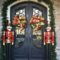 38 Stunning Christmas Front Door Decoration Ideas 08
