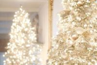 40 Ezciting Silver And White Christmas Tree Decoration Ideas 19