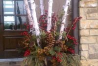 Beautiful Rustic Outdoor Christmas Decoration Ideas 07