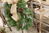Beautiful Rustic Outdoor Christmas Decoration Ideas 11