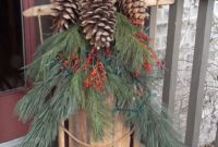 Beautiful Rustic Outdoor Christmas Decoration Ideas 21